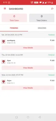 PocketMall - Merchant/Vendor android App screenshot 2